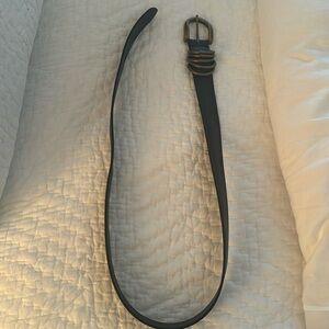 Statement belt!  free people Rori leather belt, black and gold